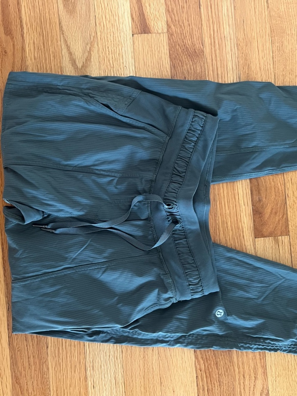 lululemon athletica Olive Green Ribbed Waistband Leggings
